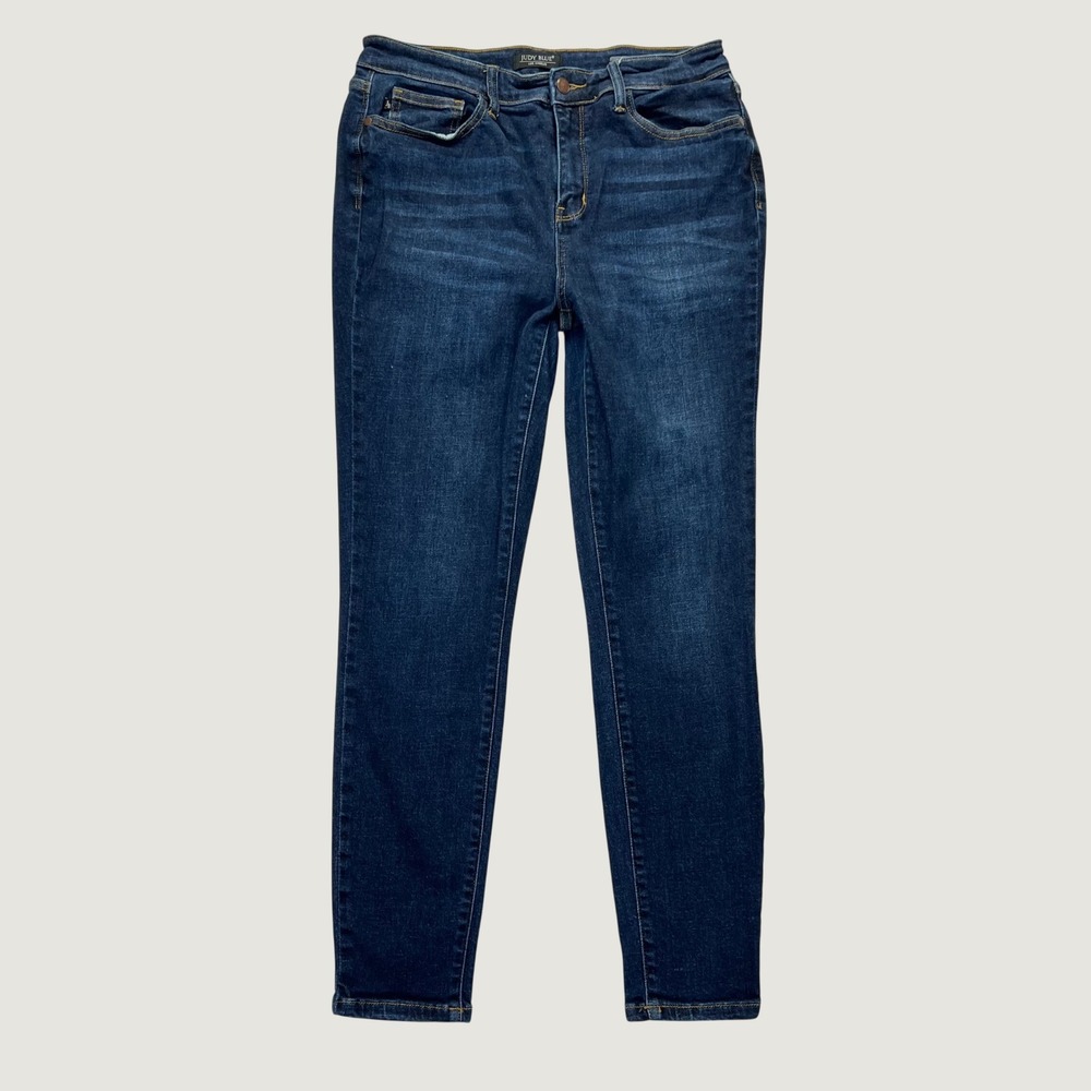Judy Blue Skinny Fit Jeans 13/31 Dark Wash Stretch Denim High Rise Classic Jeans